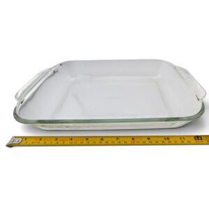 Pyrex 232 2.2 Qt Clear Glass Baking Dish Casserole Pan Made USA 2L